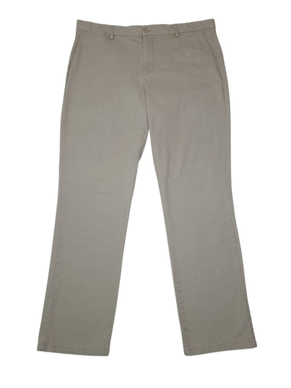 Old Navy Mens Ultimate Straight Khaki Pants 38x34 Beige Cotton Blend